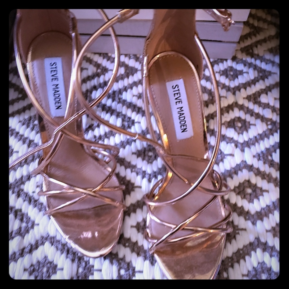 Steve Madden Rose Gold Heels